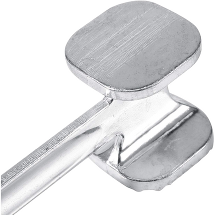 22cm Heavy Duty Aluminum Meat Tenderizer Hammer Double Sided 60 Spike and Flat Surface Chicken Meat Pounder Mallet Kitchen Tool 