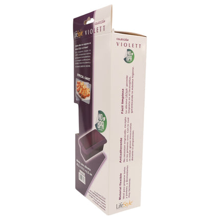 Molde Cake Silicona 25,5 x 10,5 x 6,5 CM