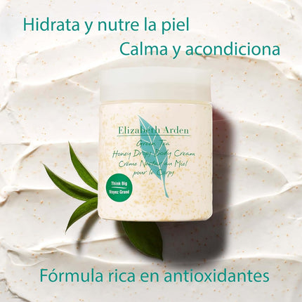 Elizabeth Arden Green Tea Honey Drops Body Cream with Honey Drops and Green Tea Extract Revitalizes and Moisturizes the Skin Refreshes and Soothes Regenerates 500 ml 