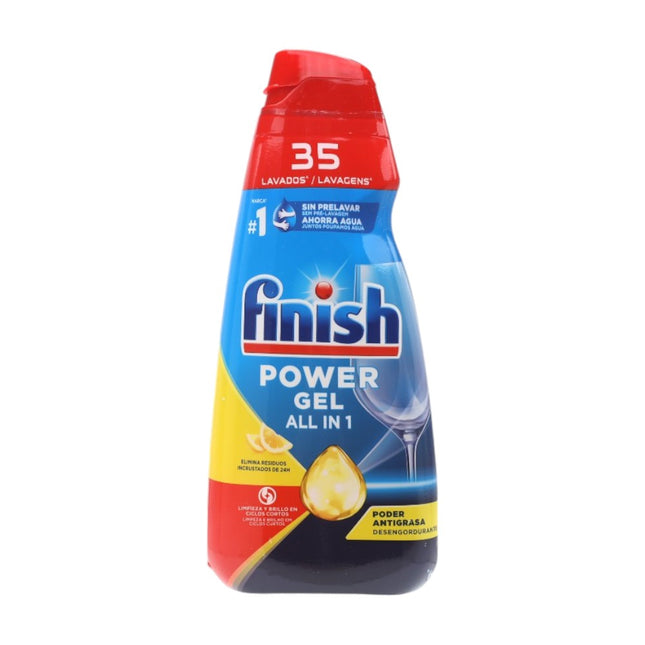 Finish All in 1 Max Power Gel Lemon Detergents Dishwasher Gel for 35 washes 700 ml 