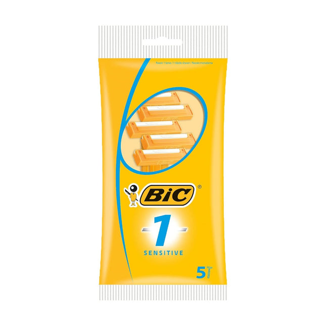 BIC Bolsa de 5 Máquinas de afeitar 1 Sensible