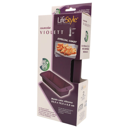 Molde Cake Silicona 25,5 x 10,5 x 6,5 CM