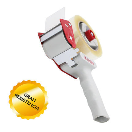 Dispensador de precinto, Precintadora de cintas de embalaje, Mango ergonómico, Portaprecinto ,Porta precinto Gran Resistencia