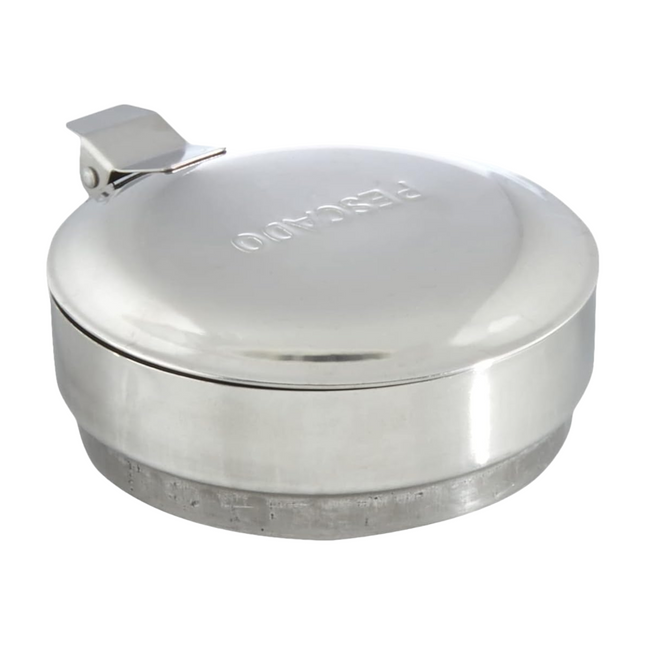 Grasera Acero INOX Pescado y Carne 480 cc Con Filtro Asa y Tapa Aceitera Con Colador para Conservación de Aceite de Acero Inoxidable Recipiente para carne y Pescado