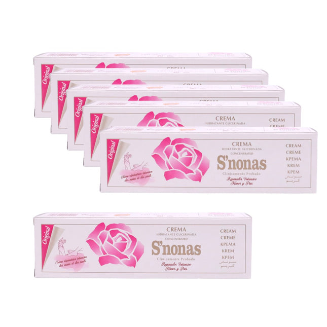 S'Nonas Pack 6 unidades Crema Hidratante Manos y Pies - 150 ml