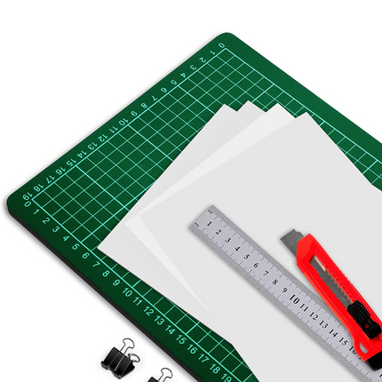 Tabla de Corte A1 A2 A3 A4 Doble Cara Plancha de Corte 3mm para Costura y Manualidades Base de Corte para Patchwork Cutting Mat Color Verde*