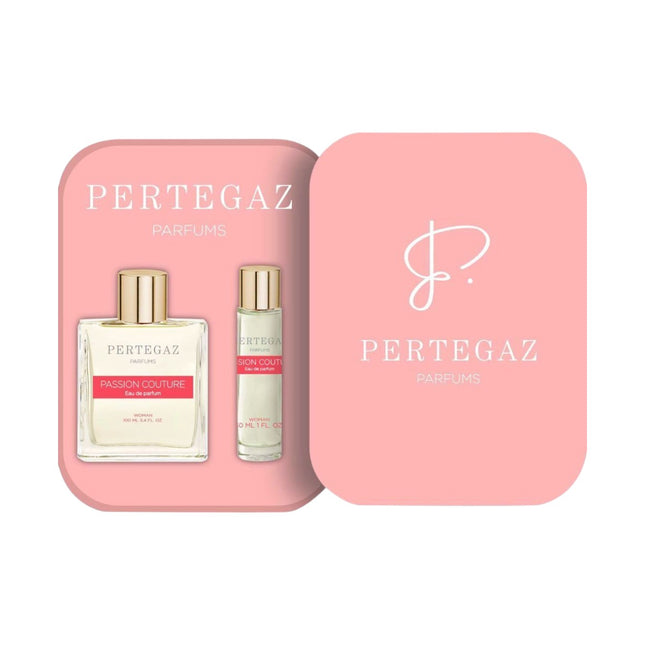 PERTEGAZ Passion Couture Gift Box Eau de Parfum 100 ml + Mini Spray 30 ml for Women 