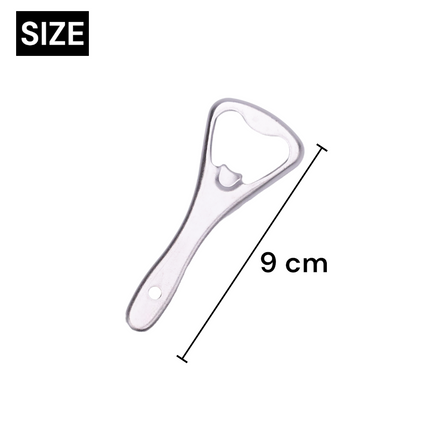 Abrebotellas Plateado 9 x 3,5 cm Pack 6 unidades
