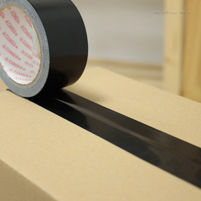 PACK de 6 Rollos Cinta Americana De Uso General Cinta Adhesiva Muy Resistente Color Negro o Gris 48 mm x 16 metros