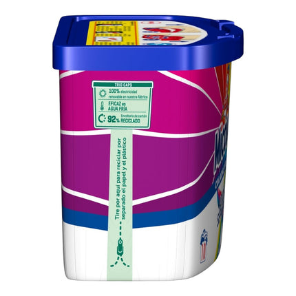 Micolor Caja de 10 Cápsulas Detergente Adiós al Separar Jabón para Ropa de Color en Formato Sostenible Quitamanchas Protege los Colores