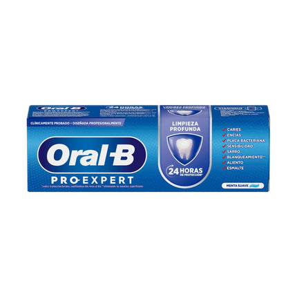 Oral-B Pro-Expert Pata de Dientes Menta Suave Limpieza Profunda Pasta Dentífrica 75 ml
