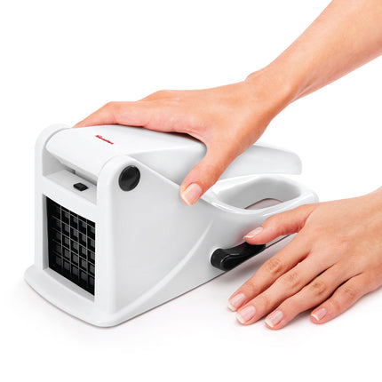 METALTEX Potato cutter PATATÒ PLUS Removable stainless steel blade and ABS body with suction cup at the base to keep it firmly fixed Measurements: 11.5x12x19.5 cm 