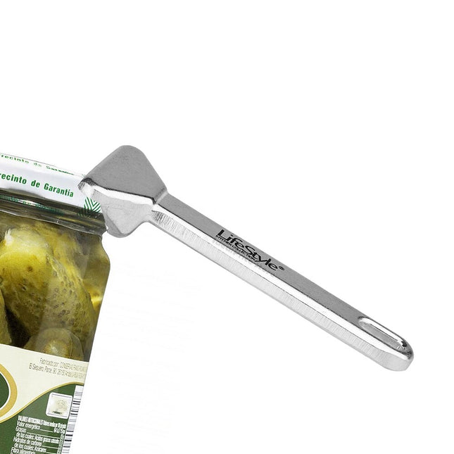 Abridor Universal Botes Abrebotes Abridor de Tarros de Cristal Material Aluminio Duradero