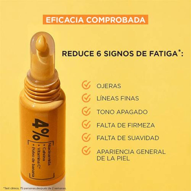 GARNIER Crema Iluminador Contorno de Ojos con Vitamina C 15 ml