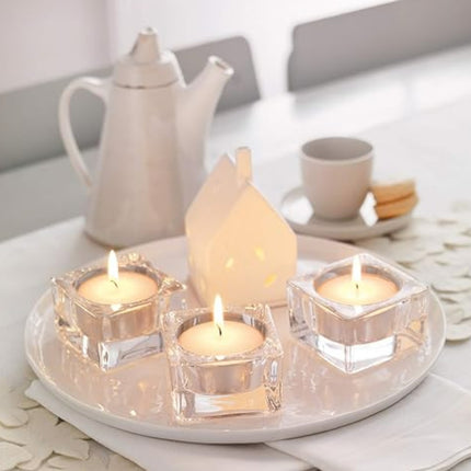 Luminum nightlights Juego de 50 velas Tealight Larga duración de 8 horas Velas de té