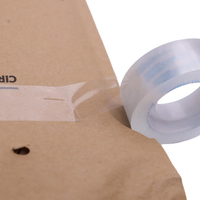 Pack Ahorro Celo Cinta Adhesiva Trasparente Pack 12 Rollos 18mm x 30m Cinta Adhesiva para Uso General para el Colegio Hogar y Oficinas - El envase puede variar