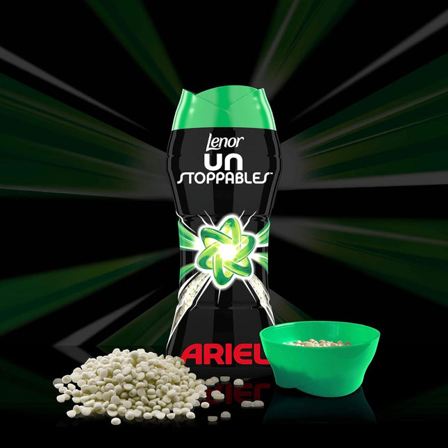 Lenor bote perlas para la lavadora perfumadas UNSTOPPABLES suavizante ropa perlas perfume 270g