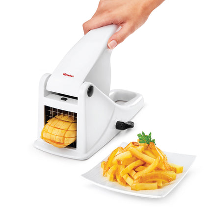 METALTEX Potato cutter PATATÒ PLUS Removable stainless steel blade and ABS body with suction cup at the base to keep it firmly fixed Measurements: 11.5x12x19.5 cm 