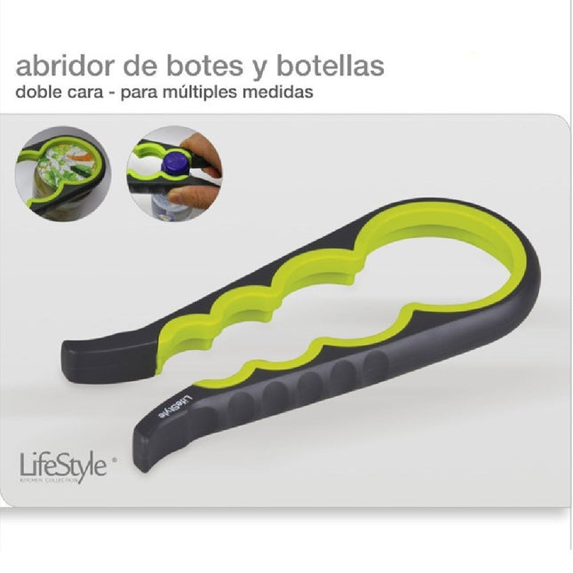 Abridor de Botes 8 en 1 Antideslizante para Cocina