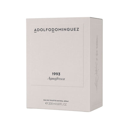 ADOLFO DOMINGUEZ Agua Fresca Eau De Toilette from the 1993 Natural Collection Perfume for Men 200 ml 