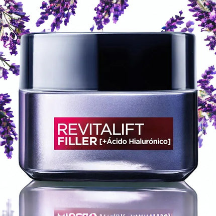L'ORÈAL PARIS Revitalift Filler Day Cream | 50ML Anti-aging plumping day cream provides volume, with concentrated hyaluronic acid, non-greasy finish 