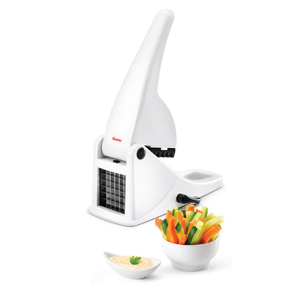 METALTEX Potato cutter PATATÒ PLUS Removable stainless steel blade and ABS body with suction cup at the base to keep it firmly fixed Measurements: 11.5x12x19.5 cm 