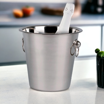 Champagne Bucket Wine Bottle Cooler Ice Bucket for Bottles with Approximate Capacity of 3 Litres Bottle Cooler of Medium Size 