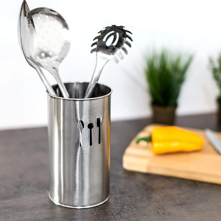 Kitchen Utensil Holder Cutlery Drainer Stainless Steel Metal Cutlery Drainer 