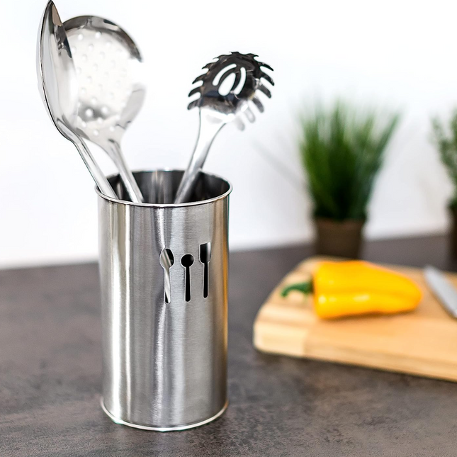 Kitchen Utensil Holder Cutlery Drainer Stainless Steel Metal Cutlery Drainer 