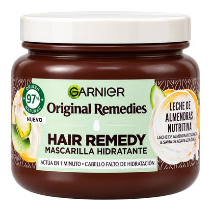 Garnier Original Remedies Hair Remedy Mascarilla Hidratante Leche de Almendras 340 ml