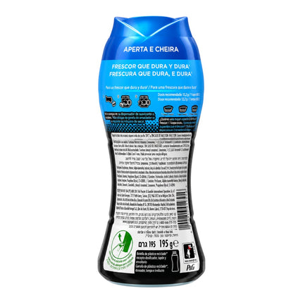 Lenor Unstoppables Perlas de Perfume para la Ropa, Frescor Alpino, Potenciador de Aroma para Lavadora, Fragancia Fresca Duradera, 195 g