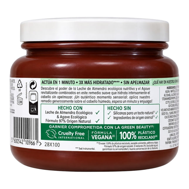 Garnier Original Remedies Hair Remedy Mascarilla Hidratante Leche de Almendras 340 ml