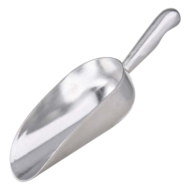Pala Pequeña Dosificadora Metálica para Hielo y Alimentos, Cuchara Pala Multiusos para Cocina, Bar, Café, Cereales, Legumbres y Cubitos