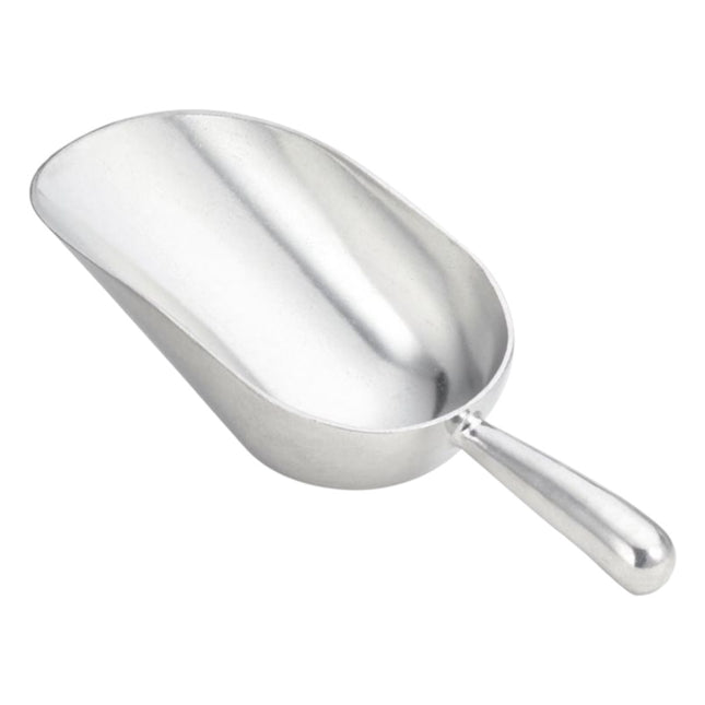 Pala Pequeña Dosificadora Metálica para Hielo y Alimentos, Cuchara Pala Multiusos para Cocina, Bar, Café, Cereales, Legumbres y Cubitos