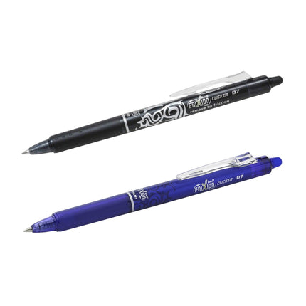 PILOT Frixion Ball Clicker Bolígrafo Borrable 0.7 mm - Negro/Azul
