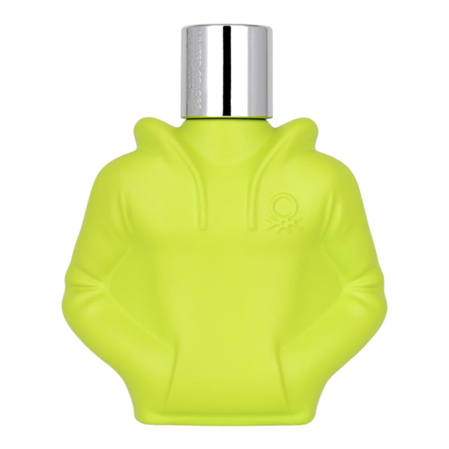 United Colors of Benetton We Are Tribe Play Eau de Toilette para hombre 90 ml – Perfume fresco cítrico-amaderado, colonia juvenil diaria en spray con frasco sudadera icónico
