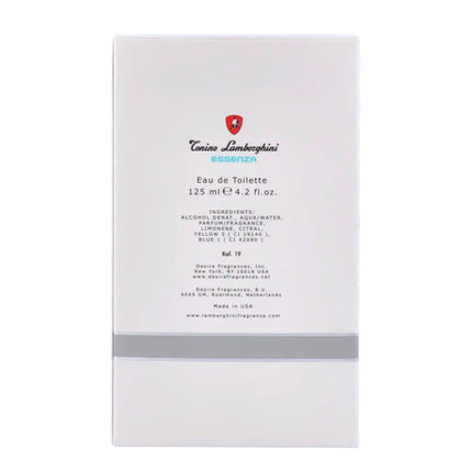 Tonino Lamborghini Essenza Eau de Toilette 125 ml para hombre | Fragancia fresca cítrica-amaderada, estilo deportivo y elegante