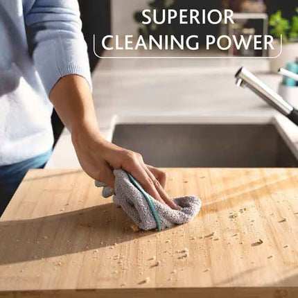 Vileda Pro Clean Bayetas de Microfibra Large 2+1 Gratis – Paños de Limpieza Multiusos con Tecnología Enzyme Power | Alta Absorción y Durabilidad