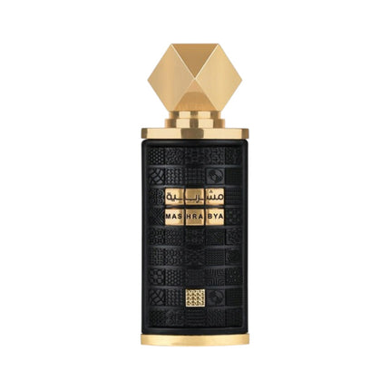 Lattafa Mashrabiya Eau de Parfum 100 ml Unisex – Perfume Árabe Oriental Amaderado y Especiado | Fragancia Intensa y Elegante