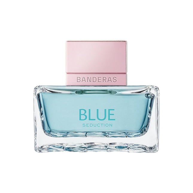 Antonio Banderas Blue Seduction Mujer EDT 50 ml – fragancia floral frutal acuática, fresca y luminosa para uso diario; un perfume femenino, joven y elegante