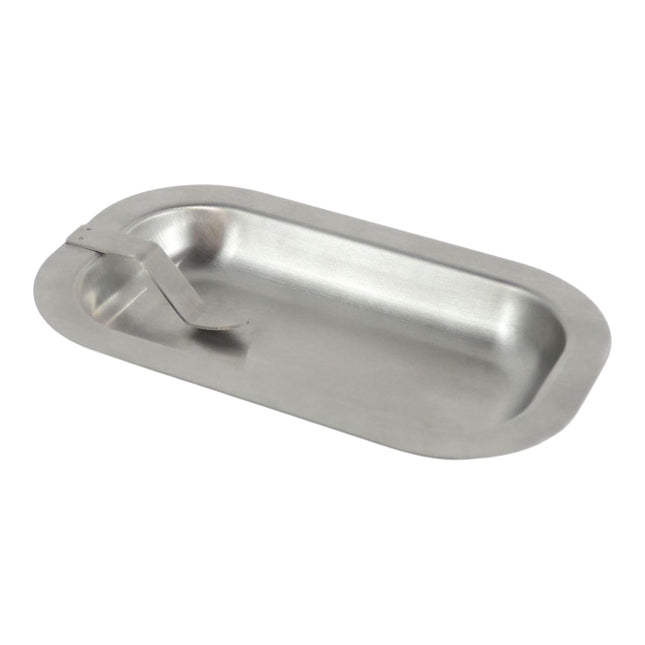 MY BAR Bandeja Portacuenta de Acero Inoxidable con Clip | Antihuellas y fácil de limpiar | Para restaurante, bar y cafetería | 17×10,5×1,5 cm