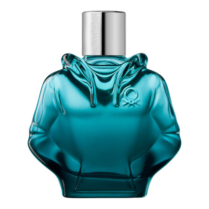 United Colors of Benetton We Are Tribe Cool Eau de Toilette para hombre 90 ml | colonia fresca y aromática | ideal uso diario y regalo | frasco icónico en forma de sudadera