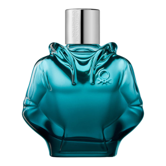 United Colors of Benetton We Are Tribe Cool Eau de Toilette para hombre 90 ml | colonia fresca y aromática | ideal uso diario y regalo | frasco icónico en forma de sudadera