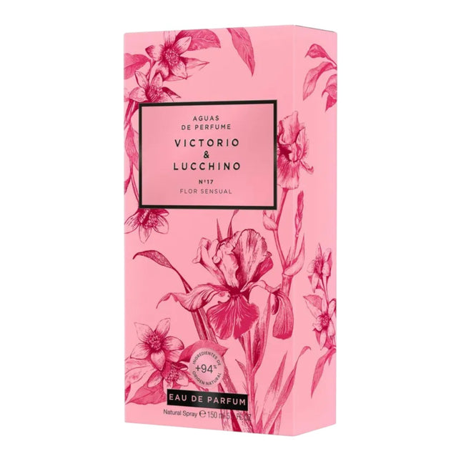 Victorio & Lucchino Aguas de Perfume Nº17 Flor Sensual – Eau de Parfum para mujer 150 ml, vaporizador spray, aroma floral elegante y duradero