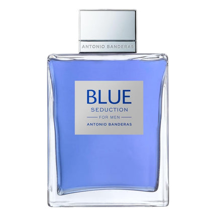 Antonio Banderas Blue Seduction Eau de Toilette Hombre 200 ml, Perfume Masculino Fresco y Elegante, Fragancia Azul con Vaporizador, Colonia para Diario y Regalo