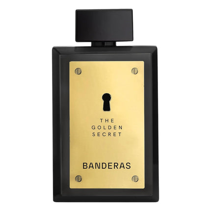 Banderas The Golden Secret Eau de Toilette Hombre 200 ml, Perfume Masculino con Vaporizador, Fragancia Elegante e Intensa