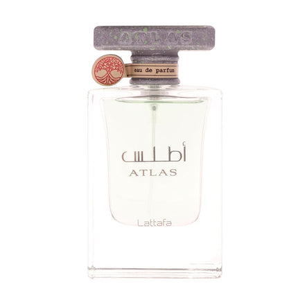 Lattafa Atlas Eau de Parfum 55 ml, Perfume Unisex Marino y Amaderado, Fragancia Acuática con Sal, Limón, Iris, Ambergris y Sándalo