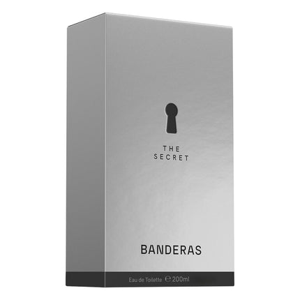 Banderas The Secret Eau de Toilette Hombre 200 ml, Perfume Masculino con Vaporizador, Fragancia Especiada y Elegante con Notas de Vainilla y Cardamomo