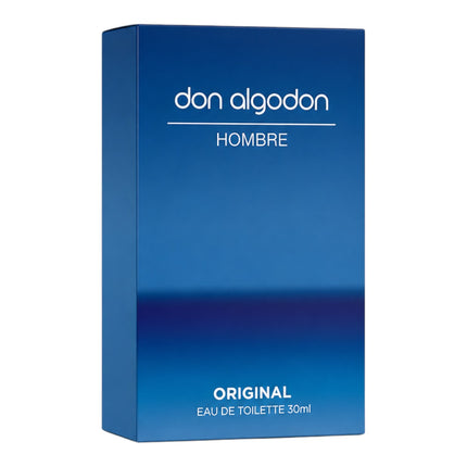 Don Algodón Hombre Original Eau de Toilette 30 ml, Perfume Masculino Fresco, Fragancia con Notas Aromáticas, Formato Compacto para Uso Diario