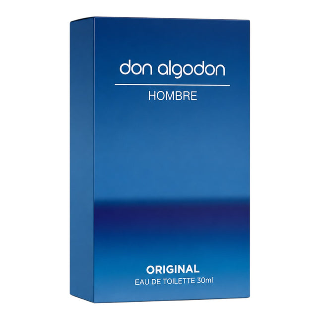 Don Algodón Hombre Original Eau de Toilette 30 ml, Perfume Masculino Fresco, Fragancia con Notas Aromáticas, Formato Compacto para Uso Diario